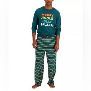 FAMILY PAJAMAS Matching Men's Merry Jingle Mix It Family Pajama Set, New S